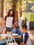 Group of people camping