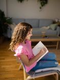 Girl writing in notebook