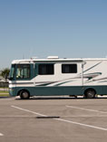 RV in parking lot
