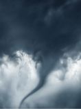 Tornado in the sky