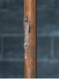 Frozen copper pipe burst