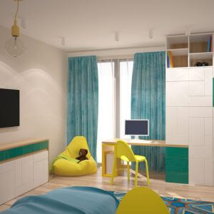 Kids' homework space.