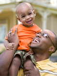 Man with child